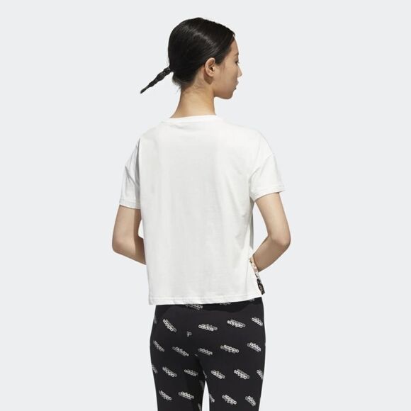Adidas Oversized Cropped Tee - Picture 2 of 7